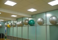 Ниша для мячей из нержавеющей стали, Зал гимнастики г.Новосибирск